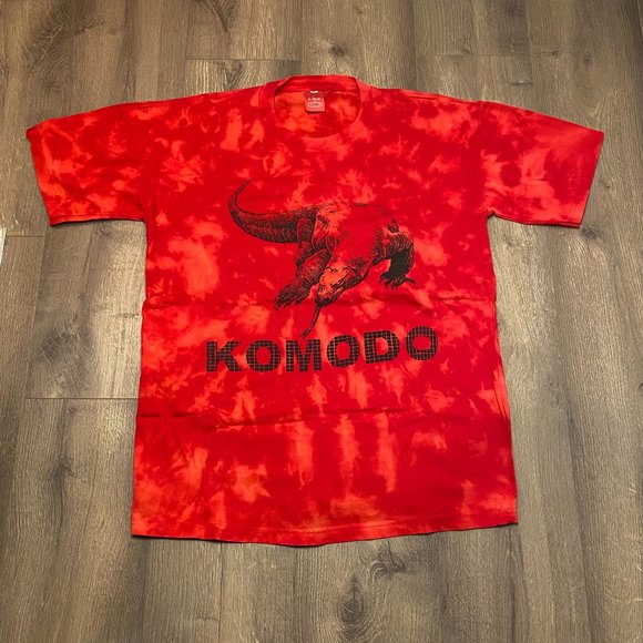 Komodo National Park Bleach Dye T-Shirt - Picture 1 of 2